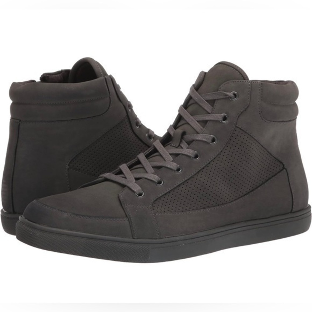NEW Kenneth Cole Men’s Stand High Top Sneakers Gray Size 11